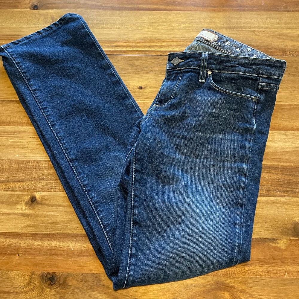 PAIGE Dark Blue Bootcut Jeans Size 30